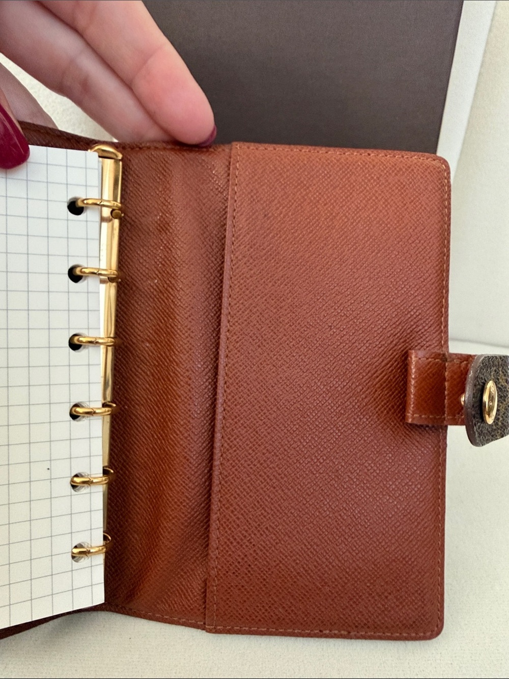 Louis Vuitton Monogram PM Agenda Cover Planner Organizer Notebook Holder - Picture 11 of 14